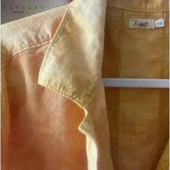 Faherty Sunrise Dyed Larkspur Utility Jacket Size M EUC - Picture 5 of 7